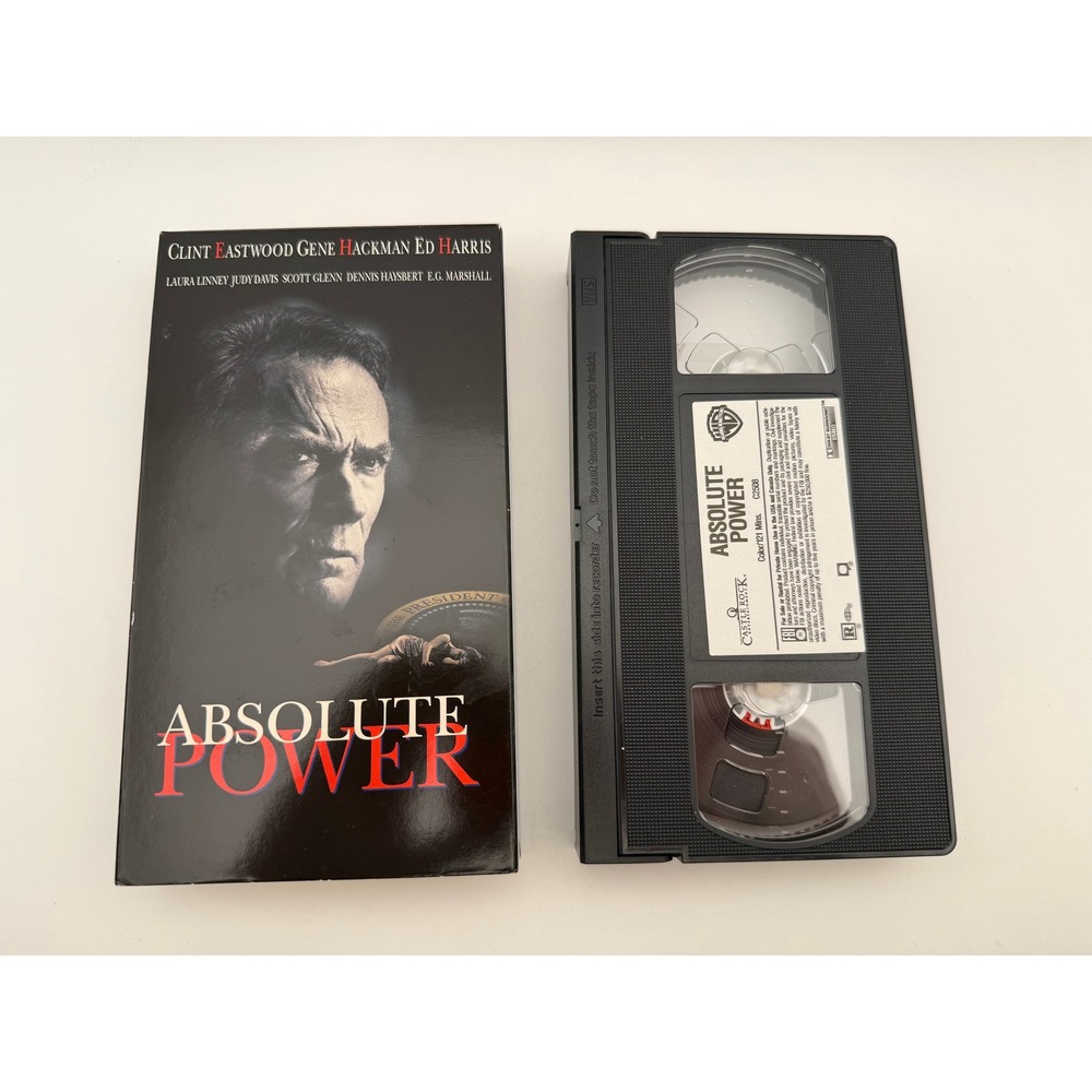 Absolute Power VHS 1997 Clint Eastwood Gene Hackman Ed Harris Thriller C2508